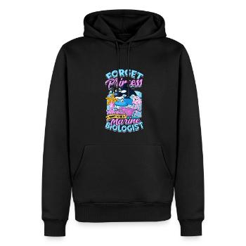 Biologie marine Biologiste marin Biologiste de biologie marine - Sweat à capuche Premium bio Homme - noir - Devant - Nico (187cm)