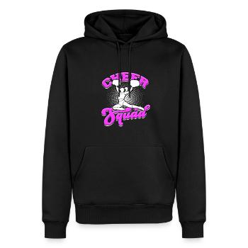 cheerleader cheerleading geschenk sport mädchen ge - Männer Premium Bio Hoodie - Schwarz - Vorne - Nico (187cm)