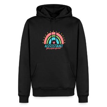 schulleiter stellvertretender schulleiter geschenk - Männer Premium Bio Hoodie - Schwarz - Vorne - Nico (187cm)