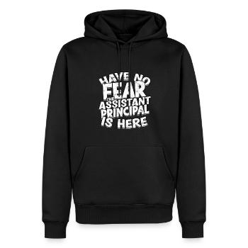 schulleiter stellvertretender schulleiter geschenk - Männer Premium Bio Hoodie - Schwarz - Vorne - Nico (187cm)