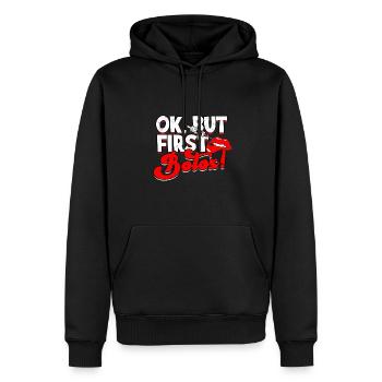 Lippenchirurgie Füllstoffe Botox Injektor - Männer Premium Bio Hoodie - Schwarz - Vorne - Nico (187cm)