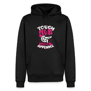 Anhang Operation Appendektomie Entfernung - Männer Premium Bio Hoodie - Schwarz - Vorne - Nico (187cm)