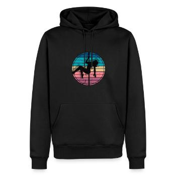 Pole Dance Gift Dancer Gift Idea Fitness - Sweat à capuche Premium bio Homme - noir - Devant - Nico (187cm)