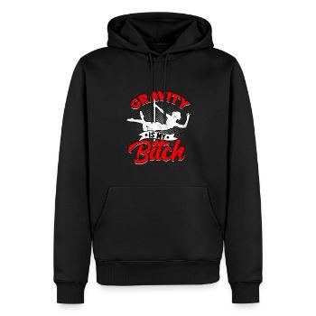 Pole Dance Gift Dancer Gift Idea Fitness - Sweat à capuche Premium bio Homme - noir - Devant - Nico (187cm)