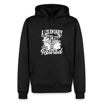 Emergency Department Nurse Hospital Hospitals - Men’s Premium Organic Hoodie - black - Front - Nico (187cm)