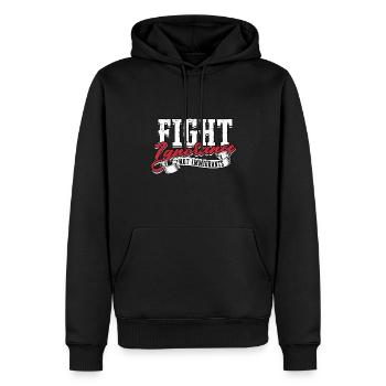 usa amerika einwanderer us bürger amerikanische fl - Männer Premium Bio Hoodie - Schwarz - Vorne - Nico (187cm)