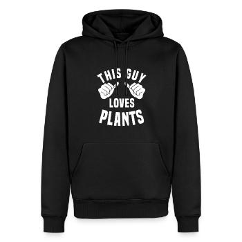 Lustige Pflanzen Liebhaber Kostüm - Männer Premium Bio Hoodie - Schwarz - Vorne - Nico (187cm)