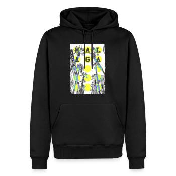 Malaga Spanien Stadt Skyline Heimat Liebe Urlaub - Männer Premium Bio Hoodie - Schwarz - Vorne - Nico (187cm)