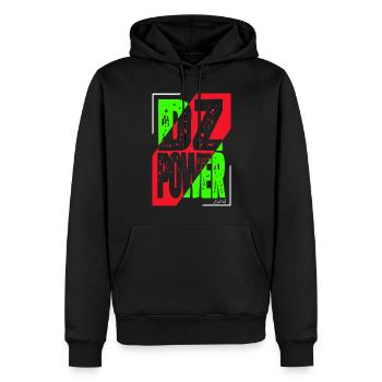 Dz power gift for an Algerian - Men’s Premium Organic Hoodie - black - Front - Nico (187cm)