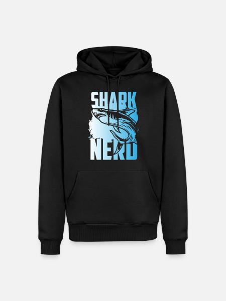 Sharks Ocean Swimming - Men’s Premium Organic Hoodie - black