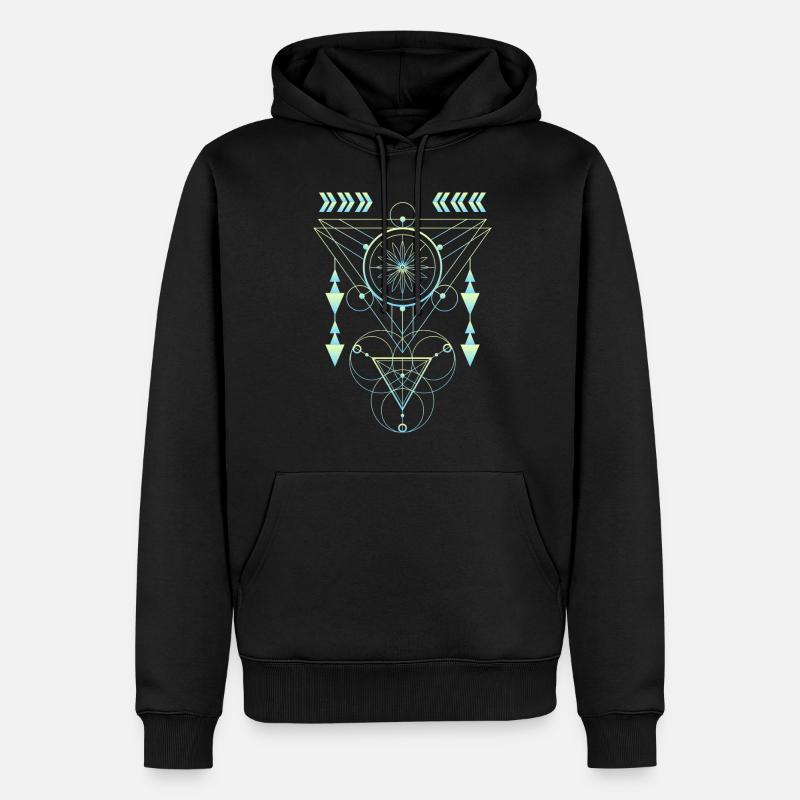 Symbole Superstition Élément Foi - Sweat à capuche Premium bio Homme - noir