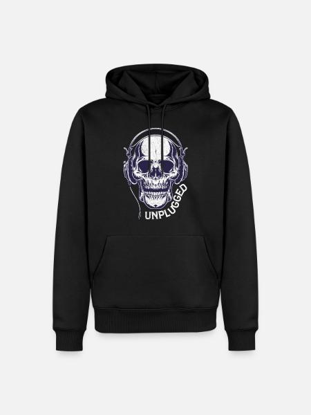Ausgesteckt - Männer Premium Bio Hoodie - Schwarz