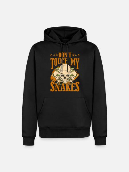 Do not touch only child - Men’s Premium Organic Hoodie - black