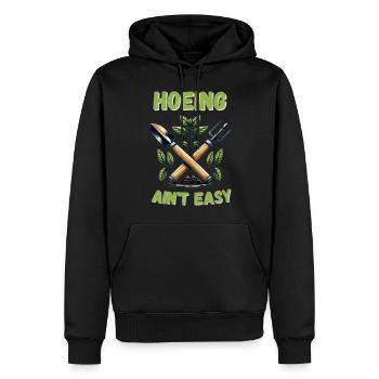 Lustiger Spruch Gartenarbeit zweideutig Garten - Männer Premium Bio Hoodie - Schwarz - Vorne - Nico (187cm)