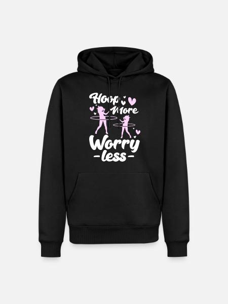 Hulahoop Hoop Workout Fit - Men’s Premium Organic Hoodie - black