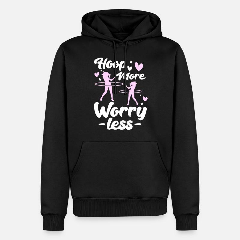 Hulahoop Hoop Workout Fit - Sweat à capuche Premium bio Homme - noir