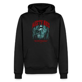 Angel of Mistake - Men’s Premium Organic Hoodie - black - Front - Nico (187cm)