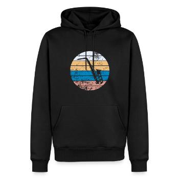 Saxofon - Männer Premium Bio Hoodie - Schwarz - Vorne - Nico (187cm)