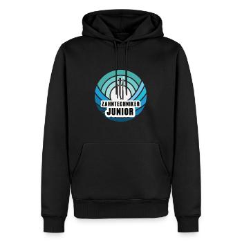 Zahntechniker Sohn Kind Junge Junior Zahntechnik - Männer Premium Bio Hoodie - Schwarz - Vorne - Nico (187cm)