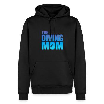 The Diving Mom - Männer Premium Bio Hoodie - Schwarz - Vorne - Nico (187cm)