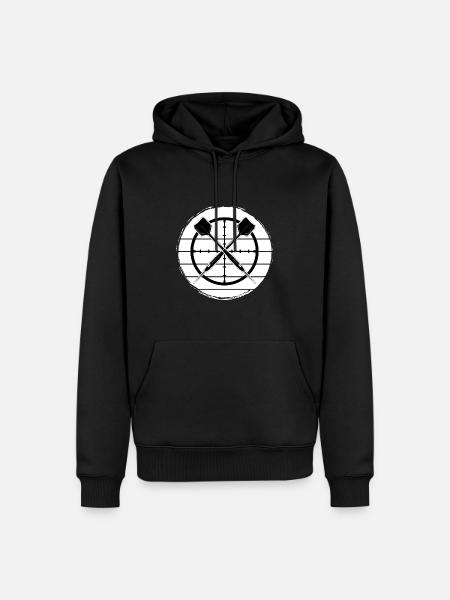 Dart Dart Legend Dart-fan - Men’s Premium Organic Hoodie - black