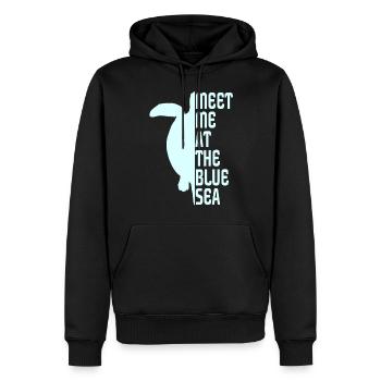 Turtle, Schildkröte - Männer Premium Bio Hoodie - Schwarz - Vorne - Nico (187cm)