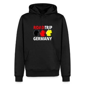 Deutschland Roadtrip Urlaub Ferien T-Shirt - Männer Premium Bio Hoodie - Schwarz - Vorne - Nico (187cm)