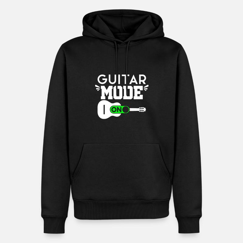 Gitarre lernen Modus - Männer Premium Bio Hoodie - Schwarz