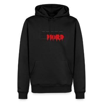 Sport ist Mord - Männer Premium Bio Hoodie - Schwarz - Vorne - Nico (187cm)