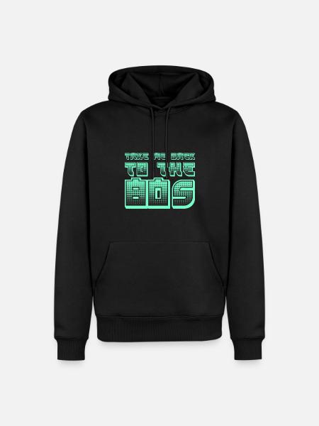 80s Kids - Men’s Premium Organic Hoodie - black