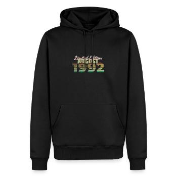33e anniversaire Édition Limitée (SCR) 08/1992 - Sweat à capuche Premium bio Homme - noir - Devant - Nico (187cm)