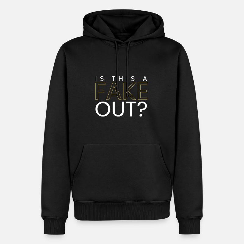 Est-ce une tromperie ? - Sweat à capuche Premium bio Homme - noir