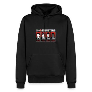 Ghostbusters Characters 1984 - Men’s Premium Organic Hoodie - black - Front - Nico (187cm)