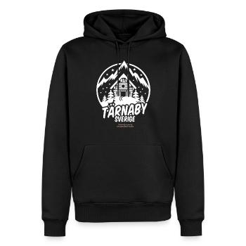 Tärnaby Wintersportort in Schweden - Männer Premium Bio Hoodie - Schwarz - Vorne - Nico (187cm)