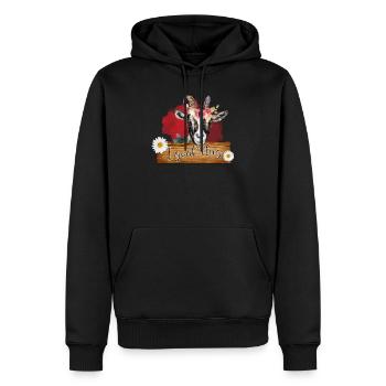 I Goat This - Men’s Premium Organic Hoodie - black - Front - Nico (187cm)