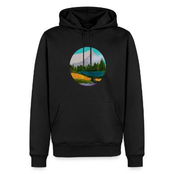 Patagonia - Men’s Premium Organic Hoodie - black - Front - Nico (187cm)
