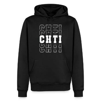 Ch 'ti Geschenk Stolz Humor chti Mann Frau - Männer Premium Bio Hoodie - Schwarz - Vorne - Nico (187cm)