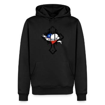 Chili - Sweat à capuche Premium bio Homme - noir - Devant - Nico (187cm)