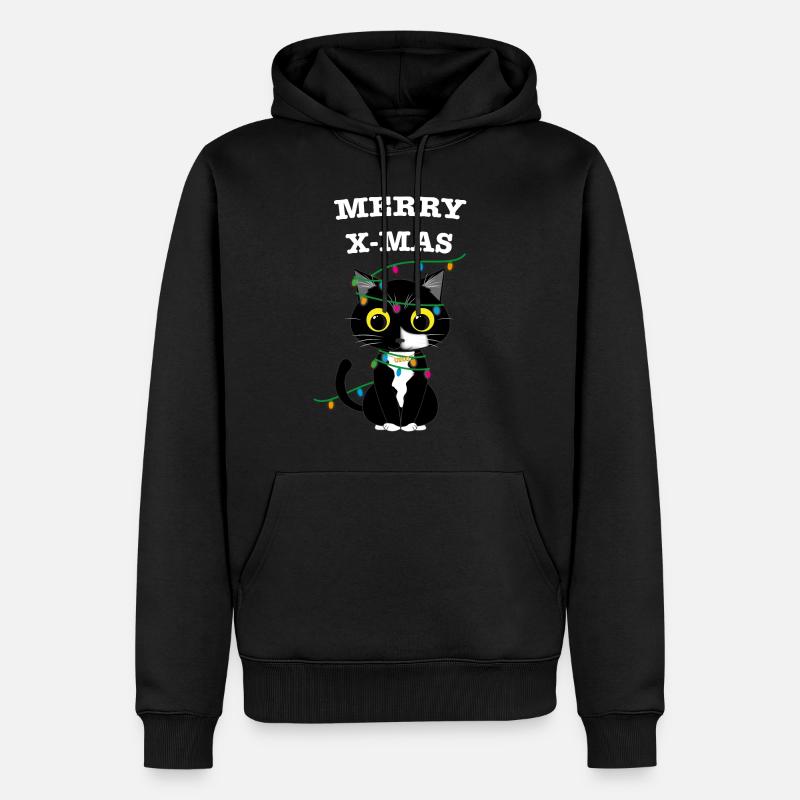 Joyeux Noël - Sweat à capuche Premium bio Homme - noir