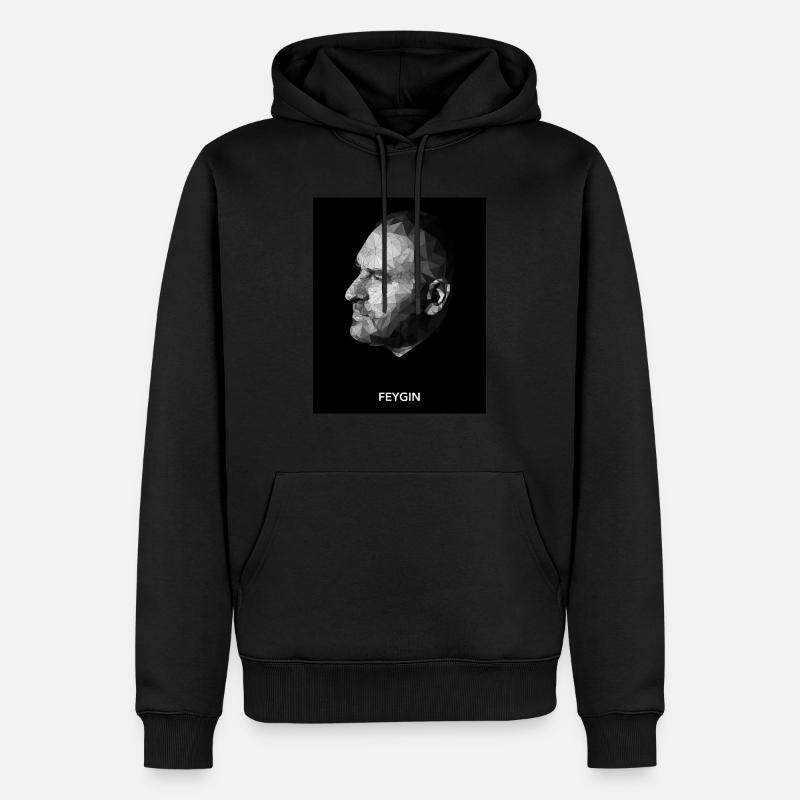 Feygin - Männer Premium Bio Hoodie - Schwarz