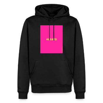 LGBTQ - Männer Premium Bio Hoodie - Schwarz - Vorne - Nico (187cm)