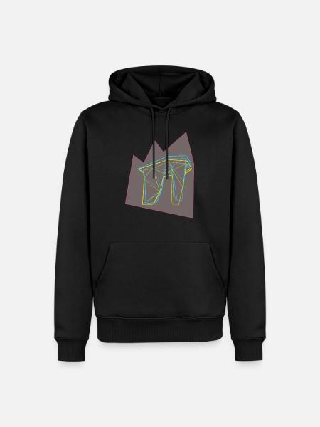 ötzi test - Männer Premium Bio Hoodie - Schwarz