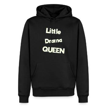 Dictons de bébé - Sweat à capuche Premium bio Homme - noir - Devant - Nico (187cm)