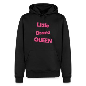 Dictons de bébé - Sweat à capuche Premium bio Homme - noir - Devant - Nico (187cm)