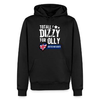 Schwindlig UK EUROVISION - Männer Premium Bio Hoodie - Schwarz - Vorne - Nico (187cm)