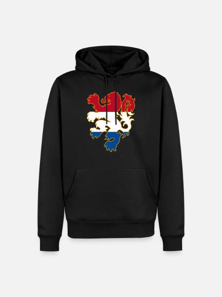 Armoiries des Pays-Bas : Pride & Style - Sweat à capuche Premium bio Homme - noir