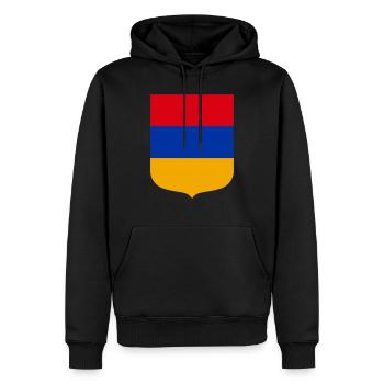 Armenien - Männer Premium Bio Hoodie - Schwarz - Vorne - Nico (187cm)
