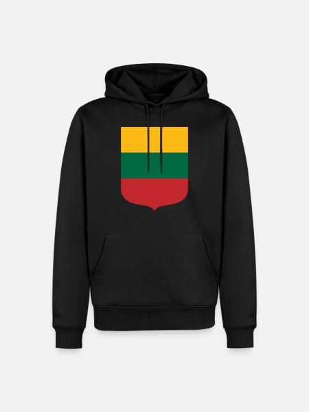 Lithuania - Men’s Premium Organic Hoodie - black