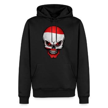 Totenkopf Oesterreich - Männer Premium Bio Hoodie - Schwarz - Vorne - Nico (187cm)