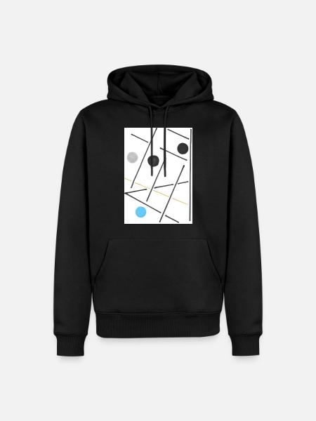 Biasio - Männer Premium Bio Hoodie - Schwarz
